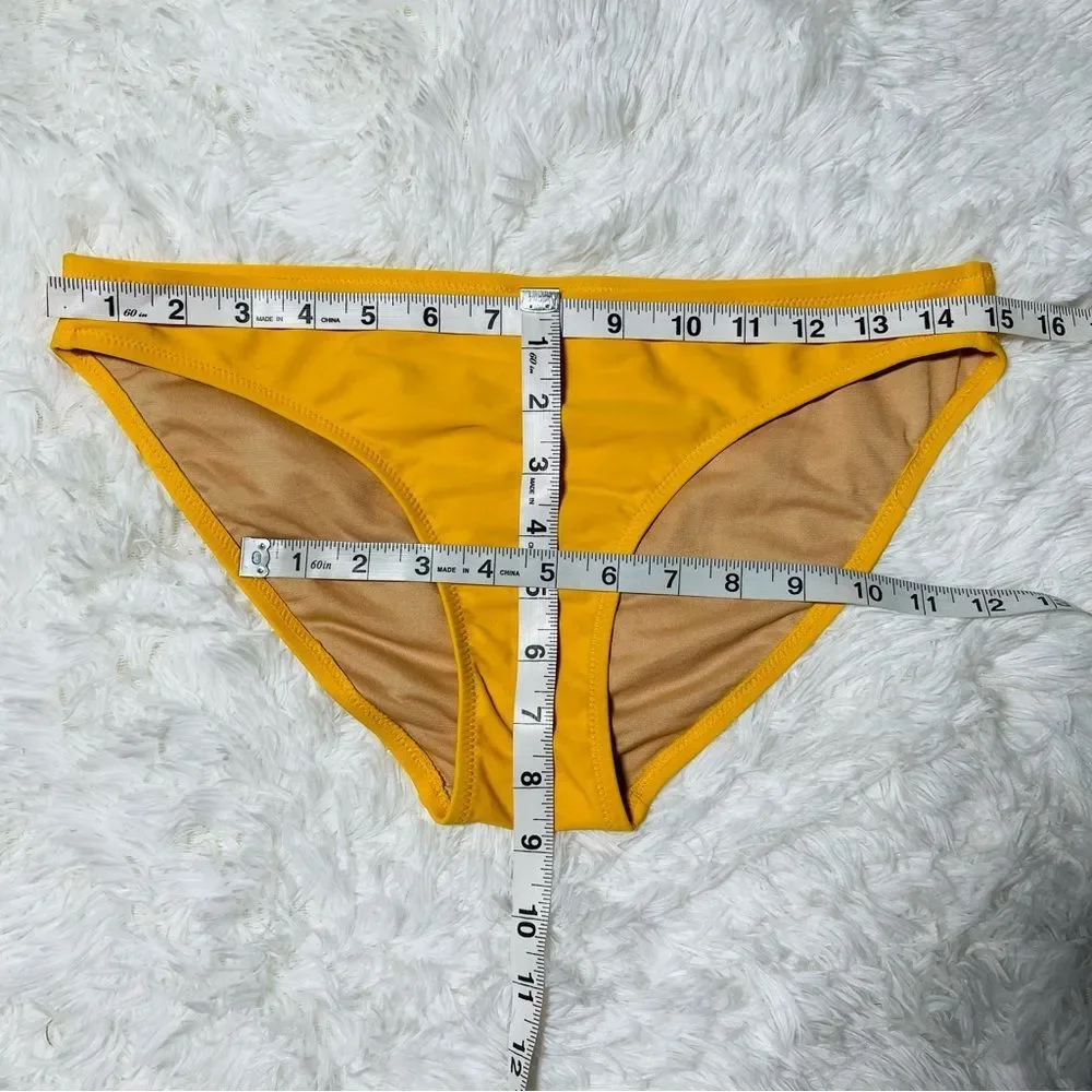Old Navy Hipster Low Rise Bikini Bottom M Mustard‎ Yellow